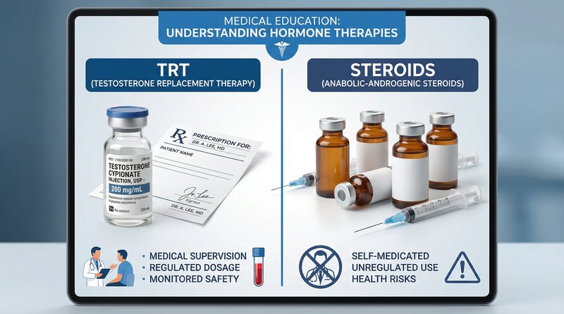 TRT vs. Steroids: What's the Difference?