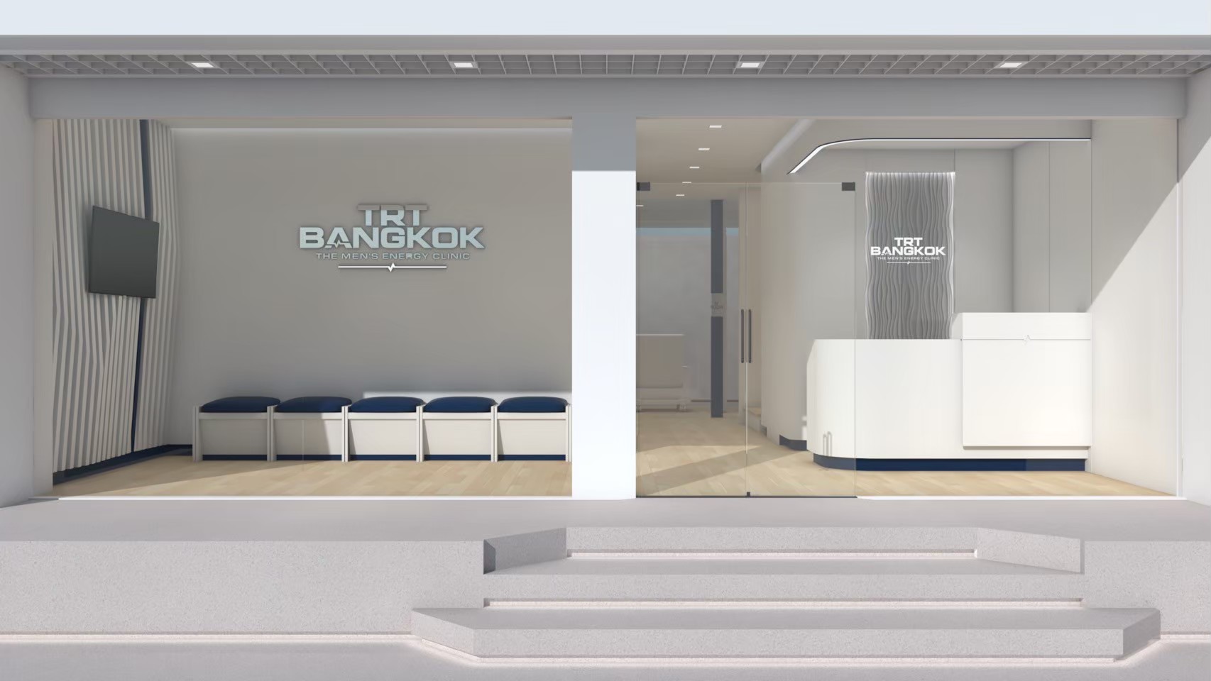 TRT Bangkok Clinic Reception Area